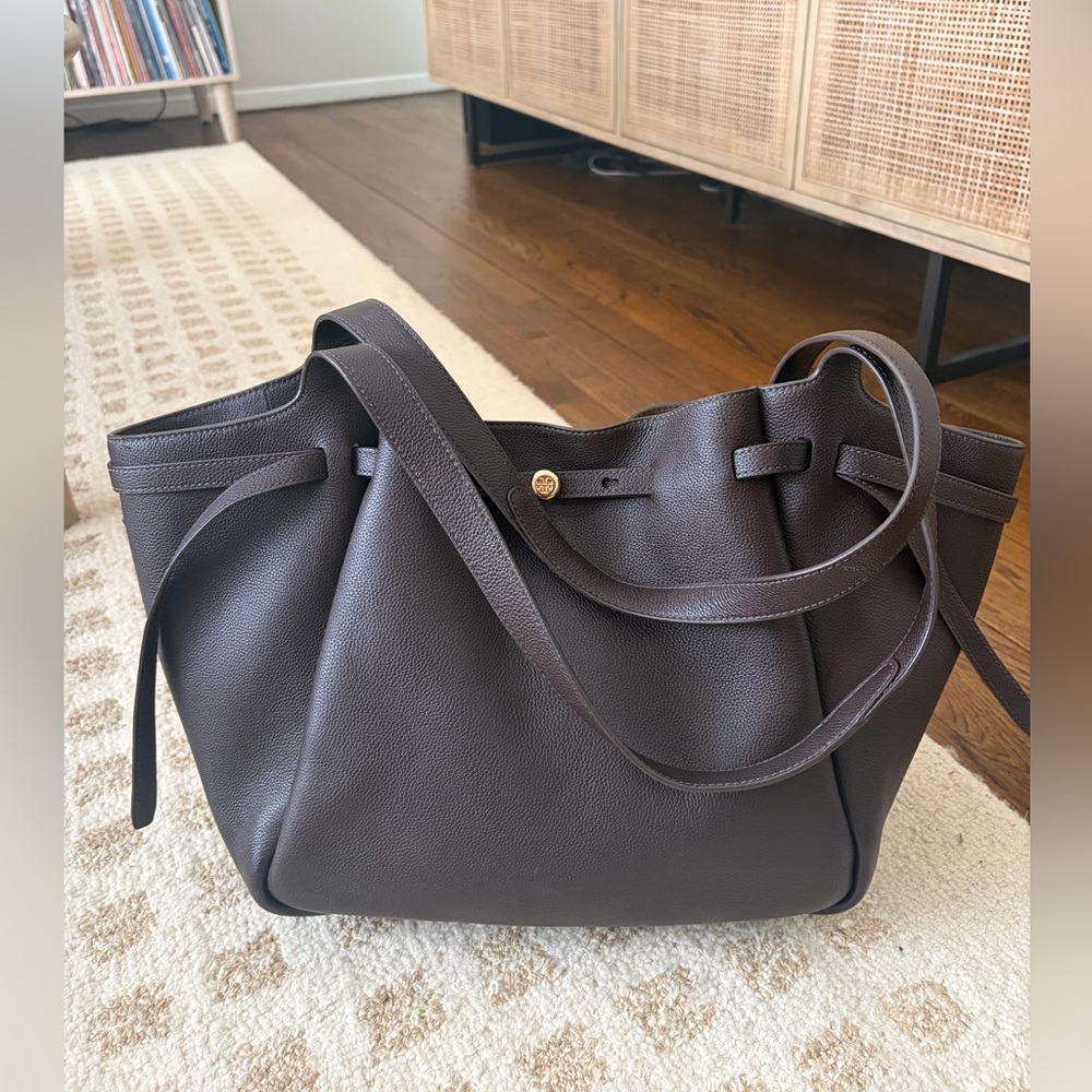 Tory Burch ROMY tote in Deep brown - Picture 5 of 5